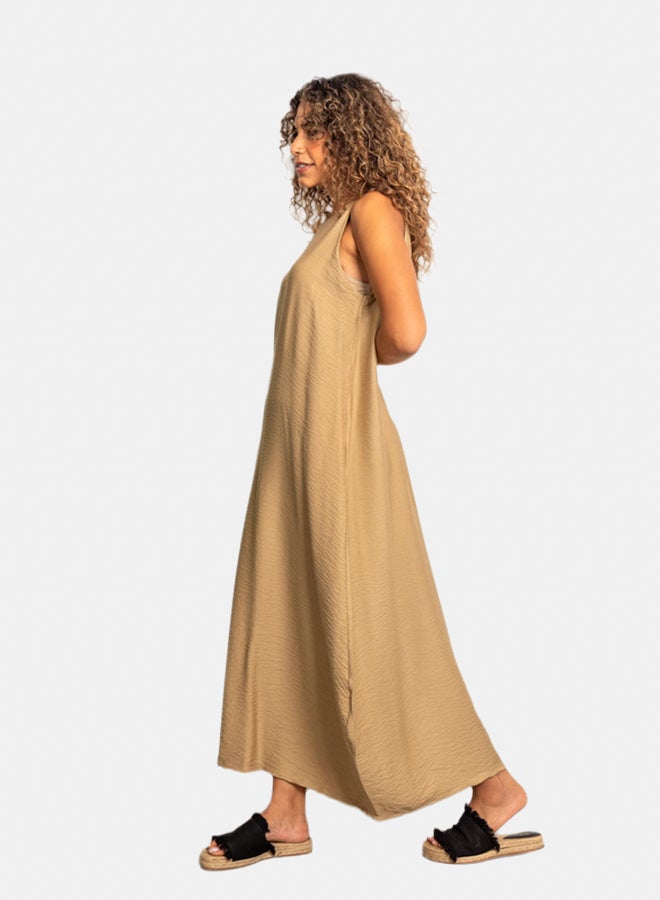 Azul Long Linen Dress - Image 1